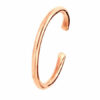 Copper bracelet with two hidden magnets