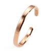 sleek solid copper bracelet