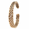 a feminine copper bracelet